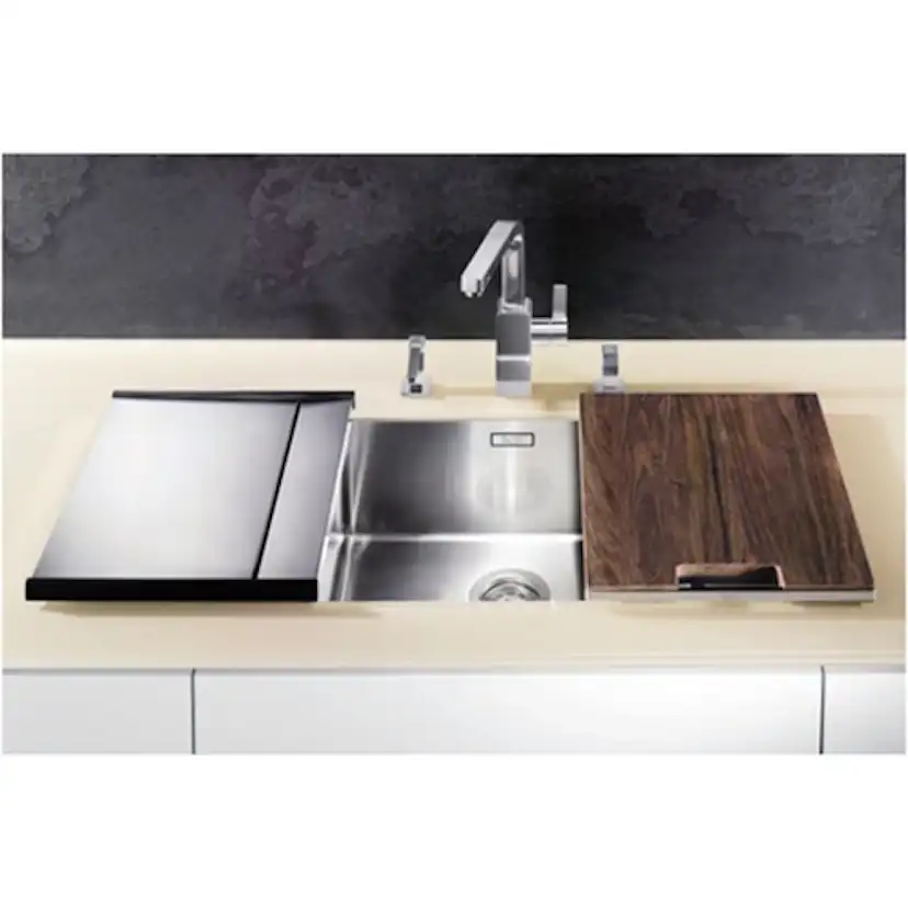 Avrinningsplan Blanco Rostfritt Stål 413 x 360 mm