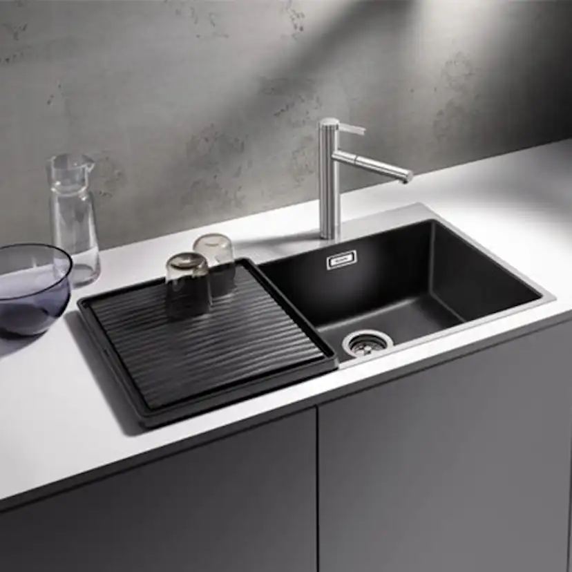 Avrinningsplan Blanco Svart Plast för Diskho & Köksvask