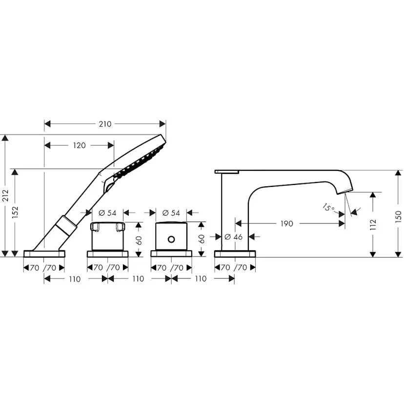 Sargblandare Axor Citterio
