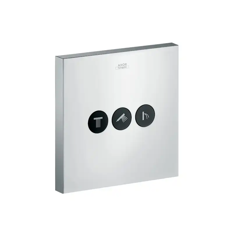 Inbyggnadsblandare Axor ShowerSelect Square 3-utlopp