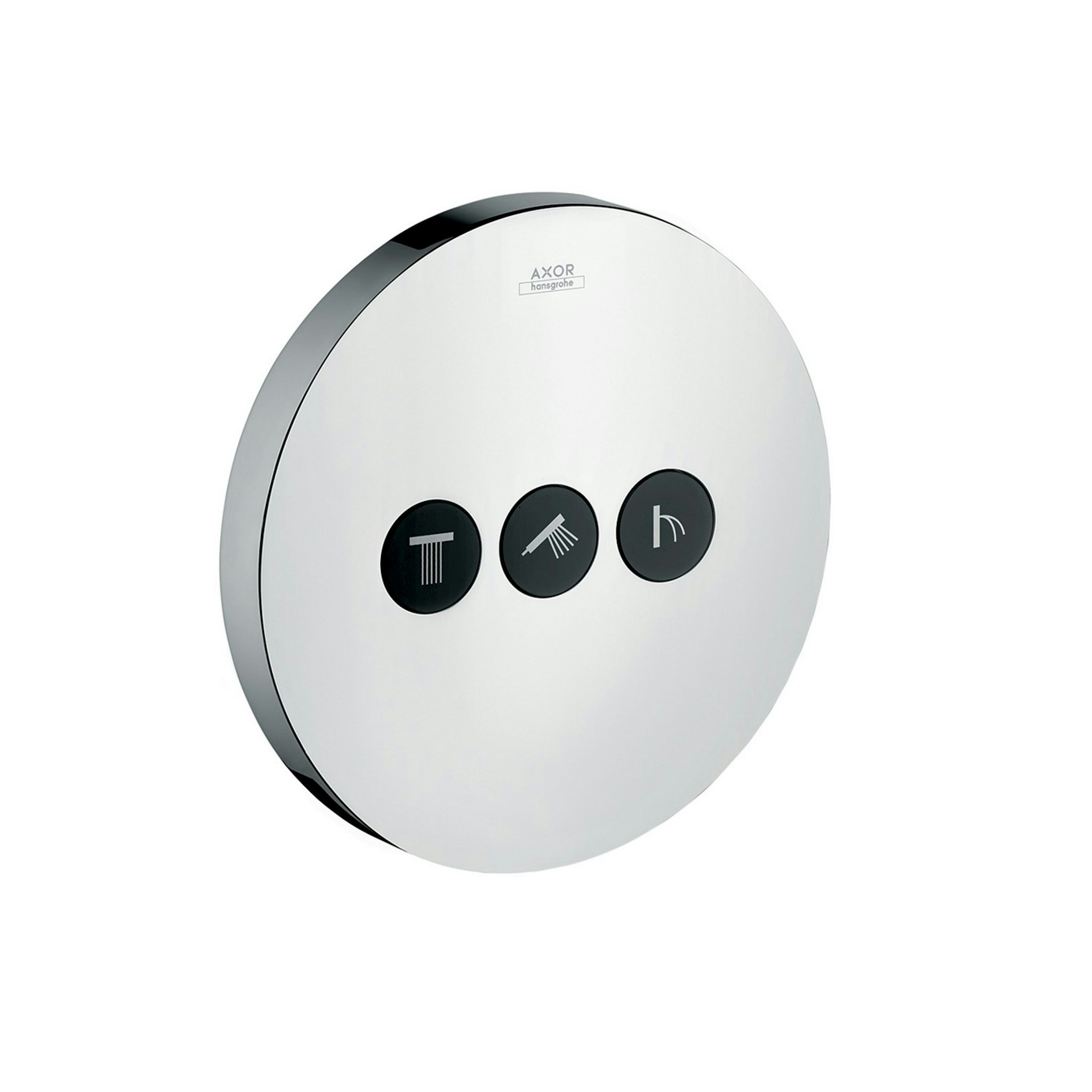 Inbyggnadsblandare Axor ShowerSelect Rund 3-utlopp