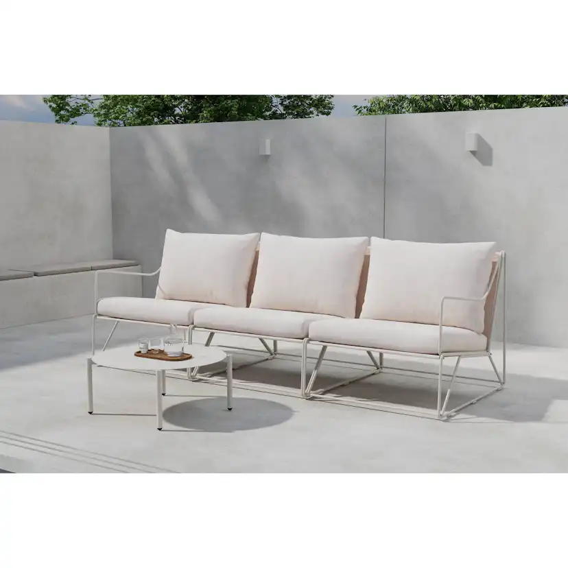 Loungegrupp Comfort Garden Usteryd Utesoffa 3-sits med Usteryd Soffbord