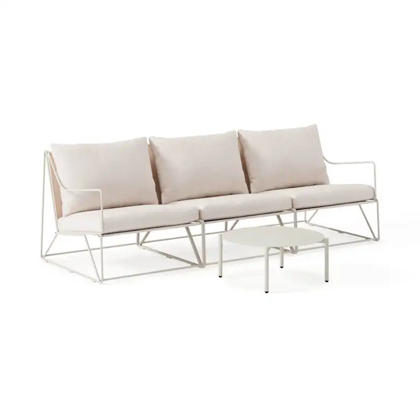 Loungegrupp Comfort Garden Usteryd Utesoffa 3-sits med Usteryd Soffbord