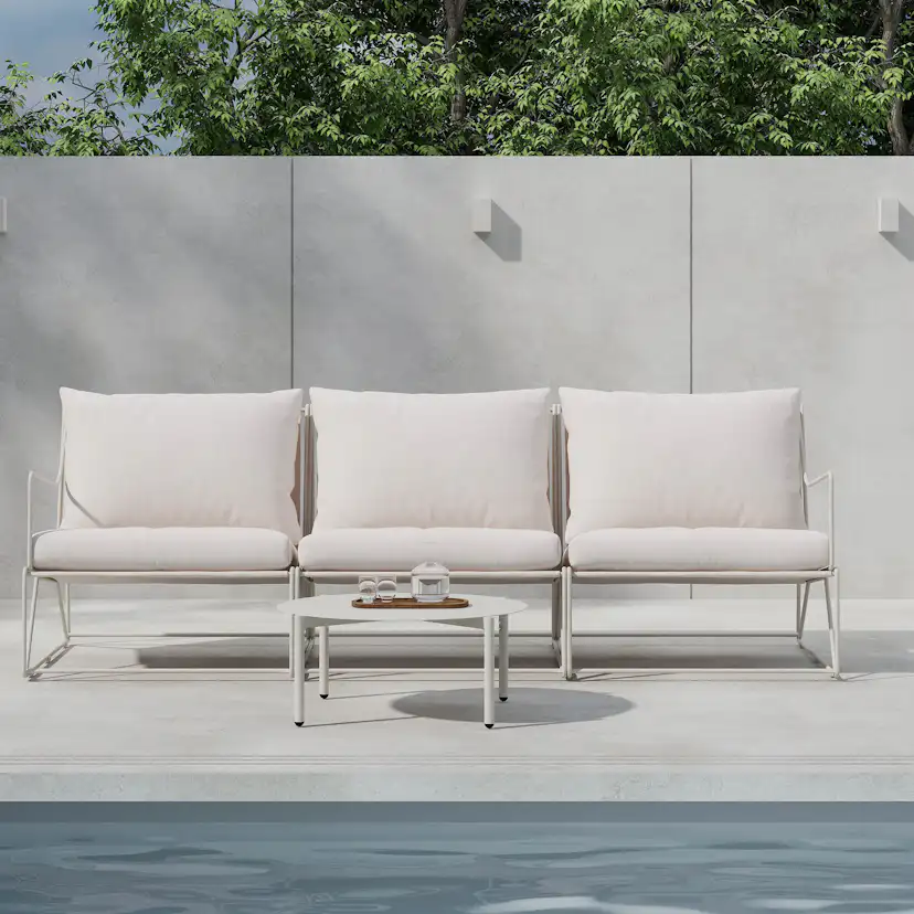 Loungegrupp Comfort Garden Usteryd Utesoffa 3-sits med Usteryd Soffbord