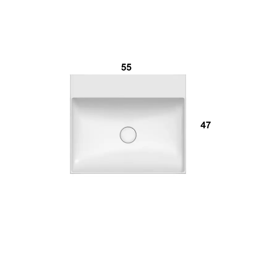 Tvättställ Globo T-Edge 6-B6RBI