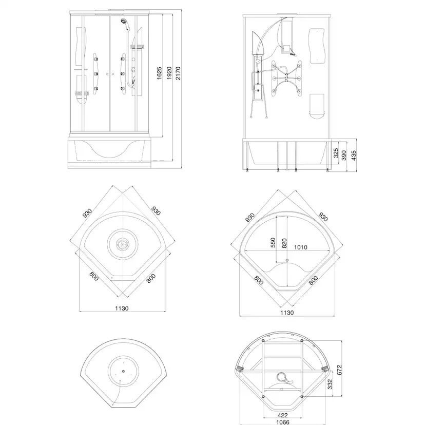 Bad & Duschkabin Arrow 6004