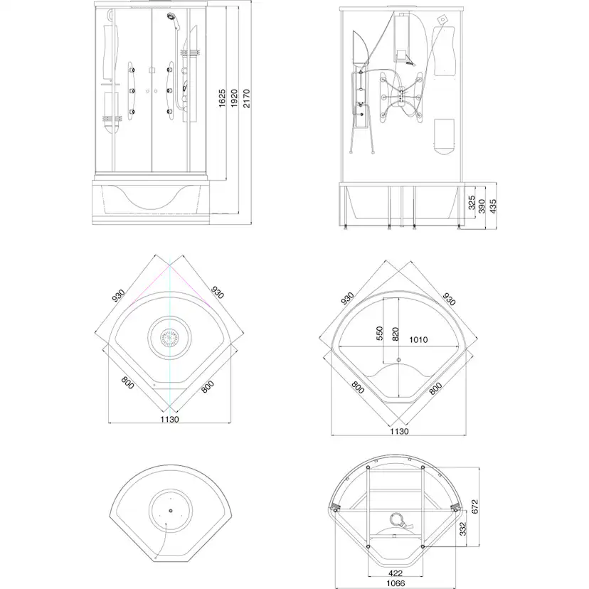 Bad & Duschkabin Arrow 6007