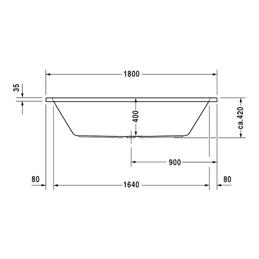 Badkar Duravit D-Code