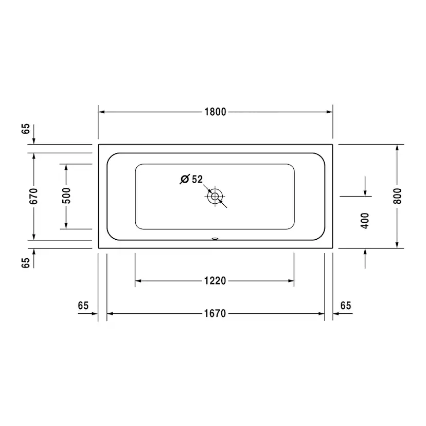 Badkar Duravit D-Code