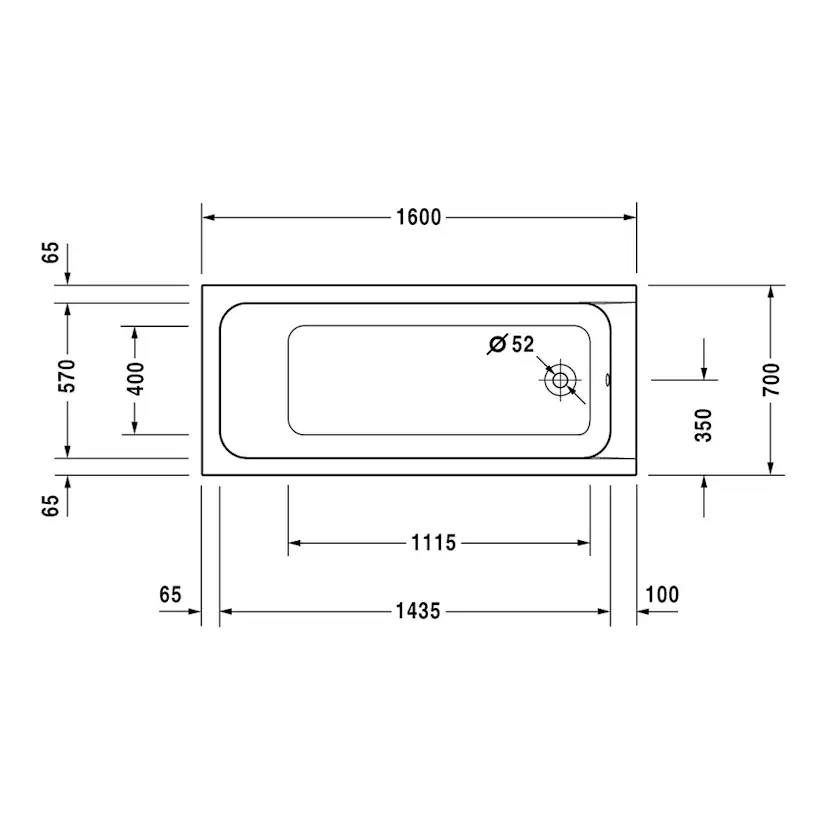 Badkar Duravit D-Code