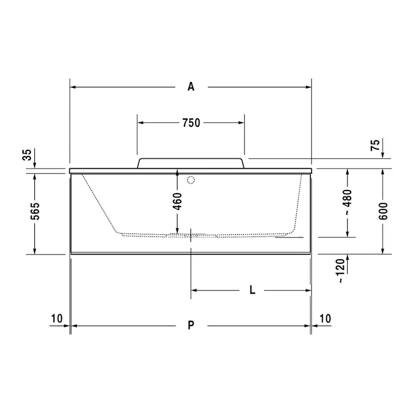 Badkar Duravit DuraStyle