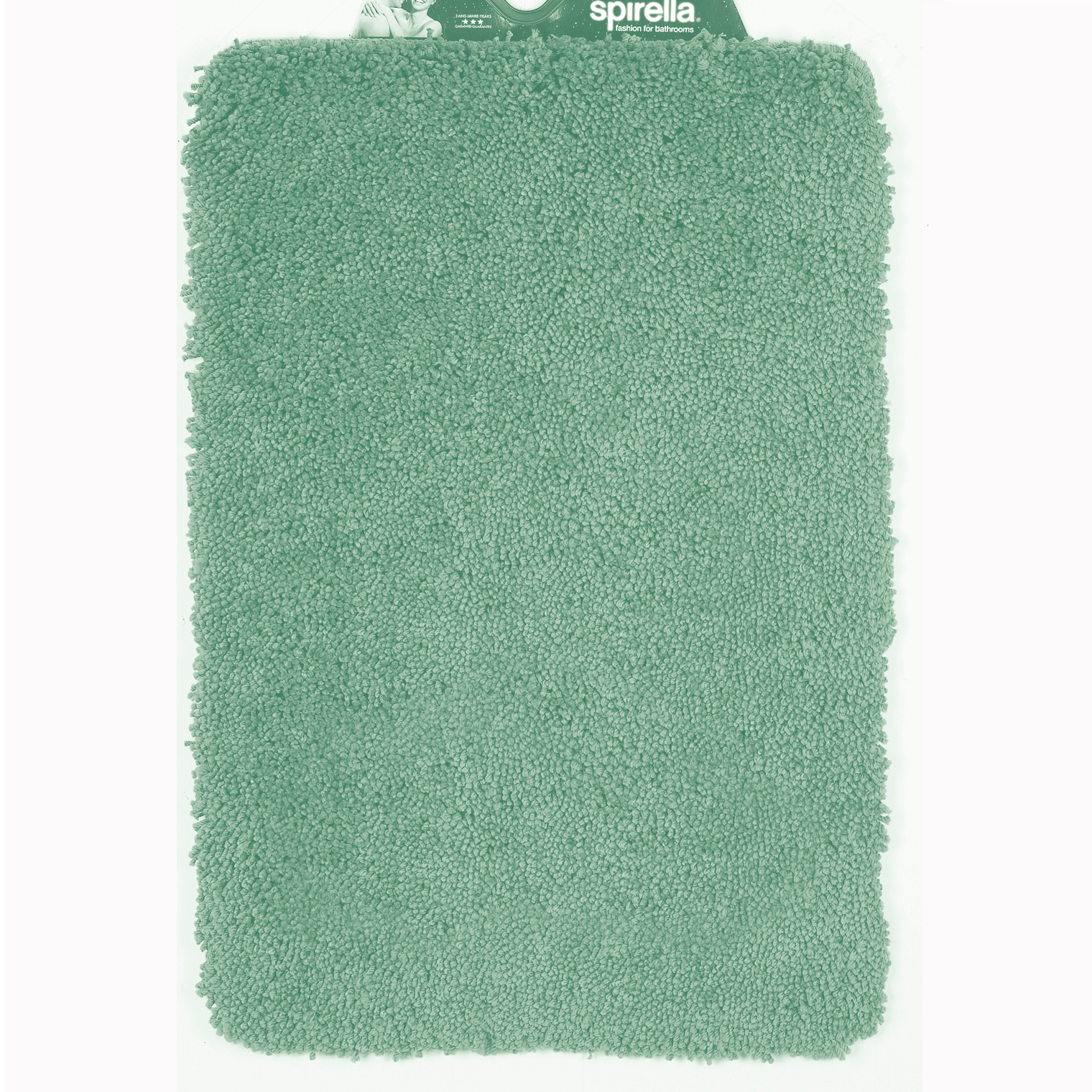 Badrumsmatta Spirella Highland Mörkgrön