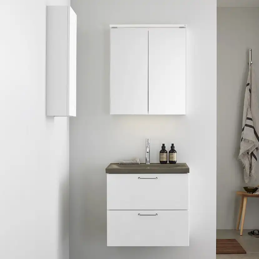 Tvättställsskåp Hafa Shape med Betong Tvättställ