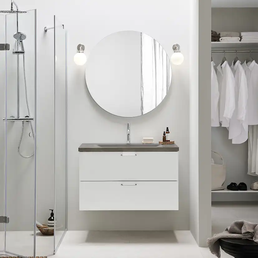 Tvättställsskåp Hafa Shape med Betong Tvättställ