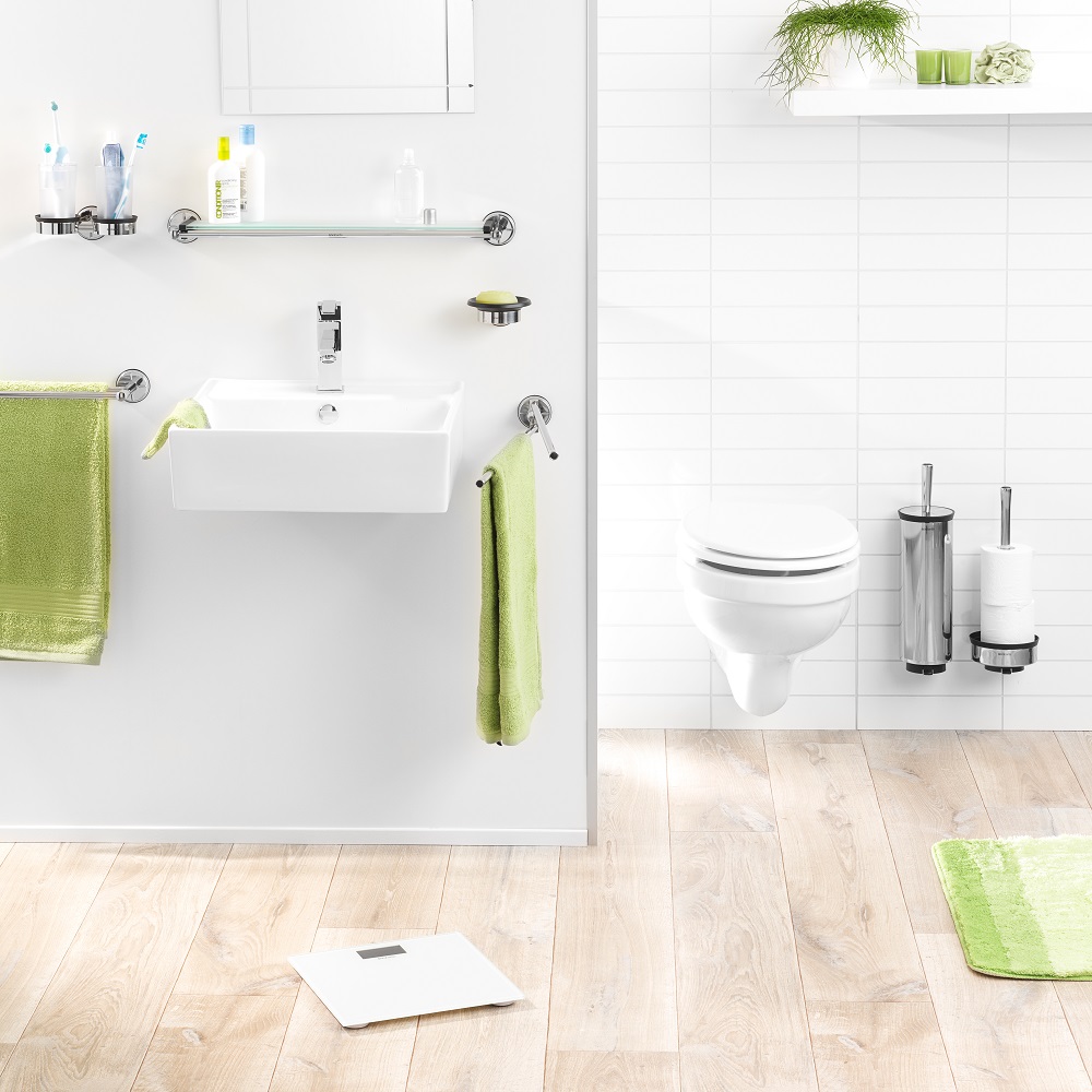 Badrumsvåg Brabantia Batteridriven