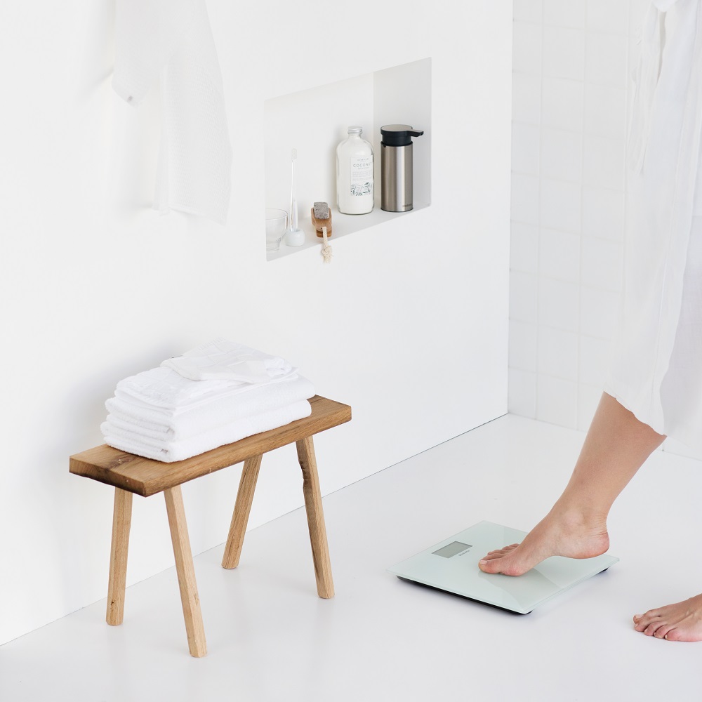 Badrumsvåg Brabantia Batteridriven