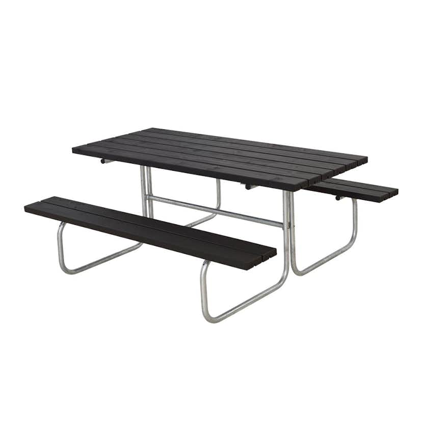 Picknickbord PLUS Classic Svart Utomhus