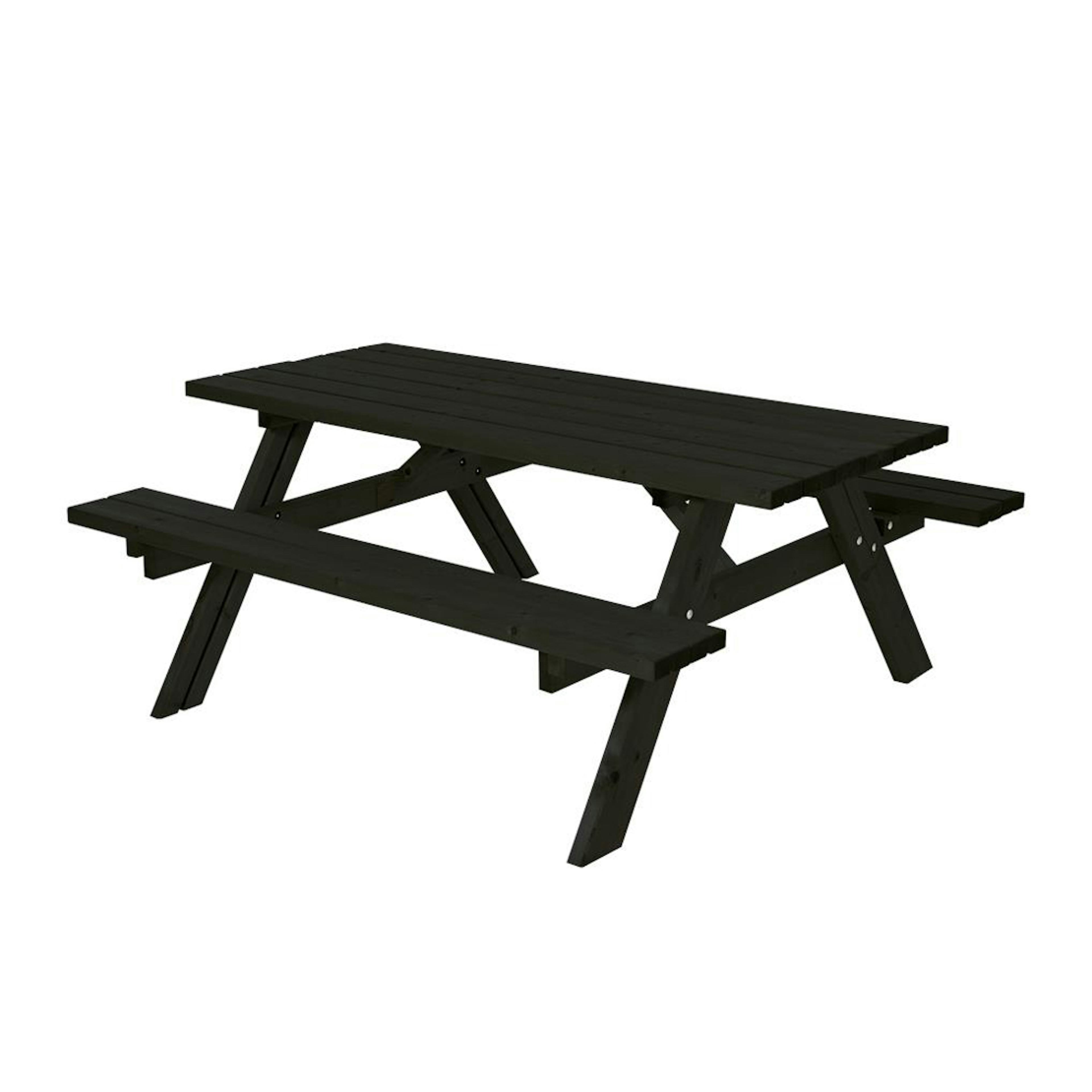 Picknickbord PLUS Svart Utomhus