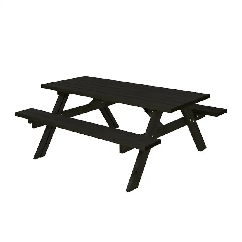 Picknickbord PLUS Svart Utomhus