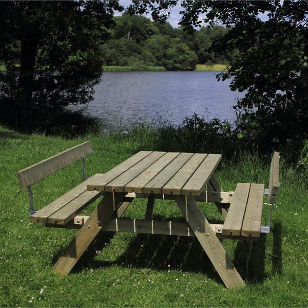 Picknickbord PLUS Tryckimpregnerat Trä Utomhus