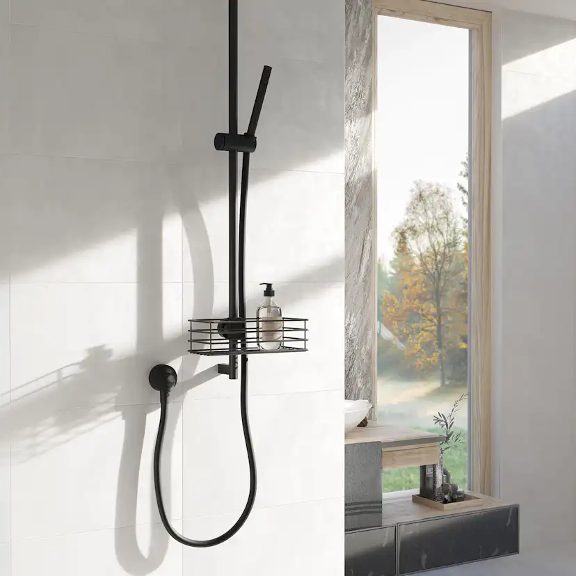 Korg Beslagsboden för Duschstång