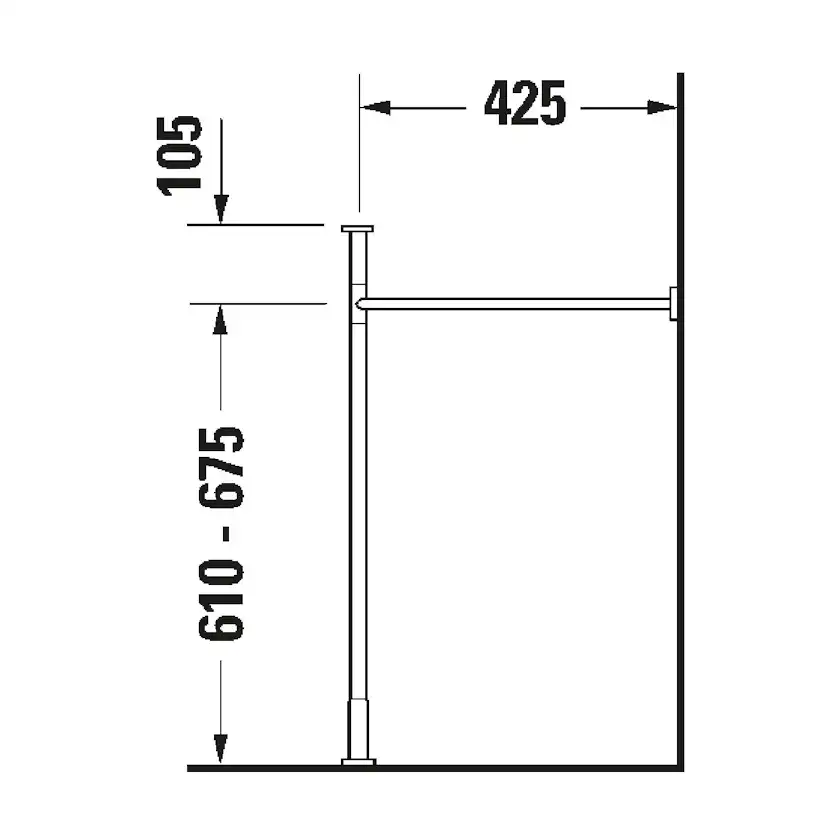 Benställning Duravit till Vero Air