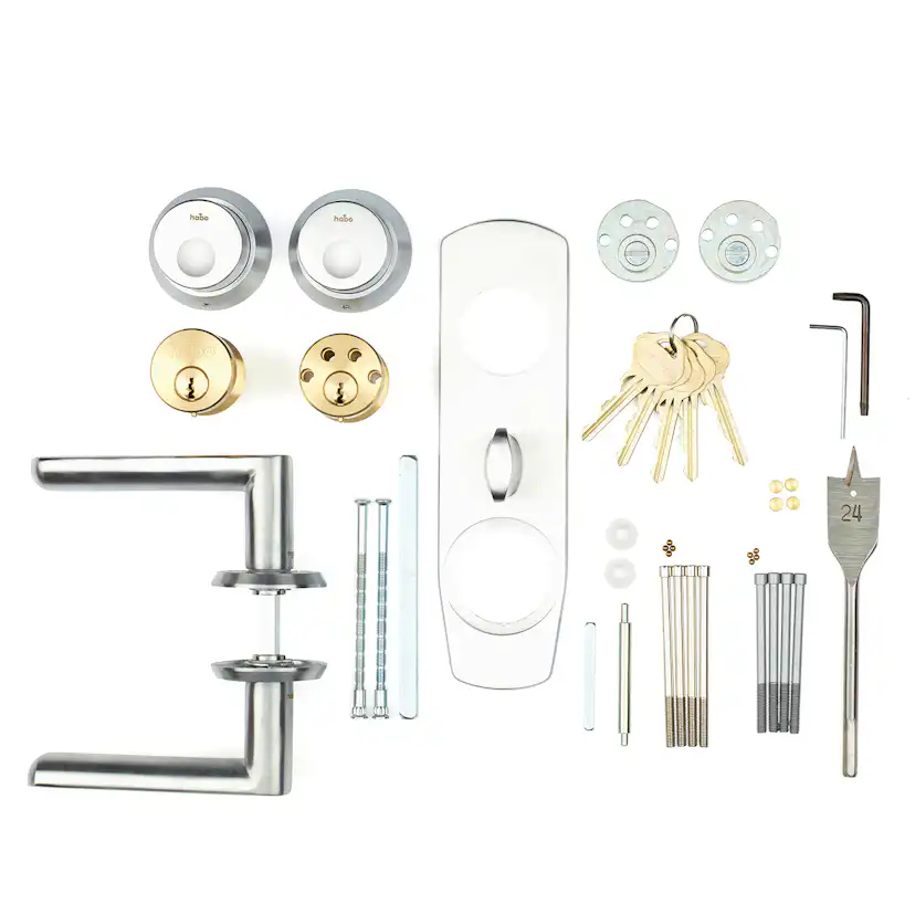 Beslagspaket Habo Säkra Utan Låshus