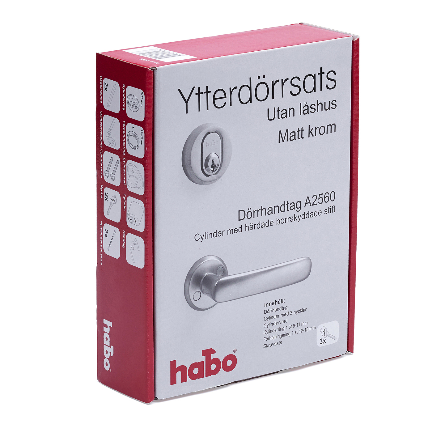 Beslagspaket Habo Utan Låskista