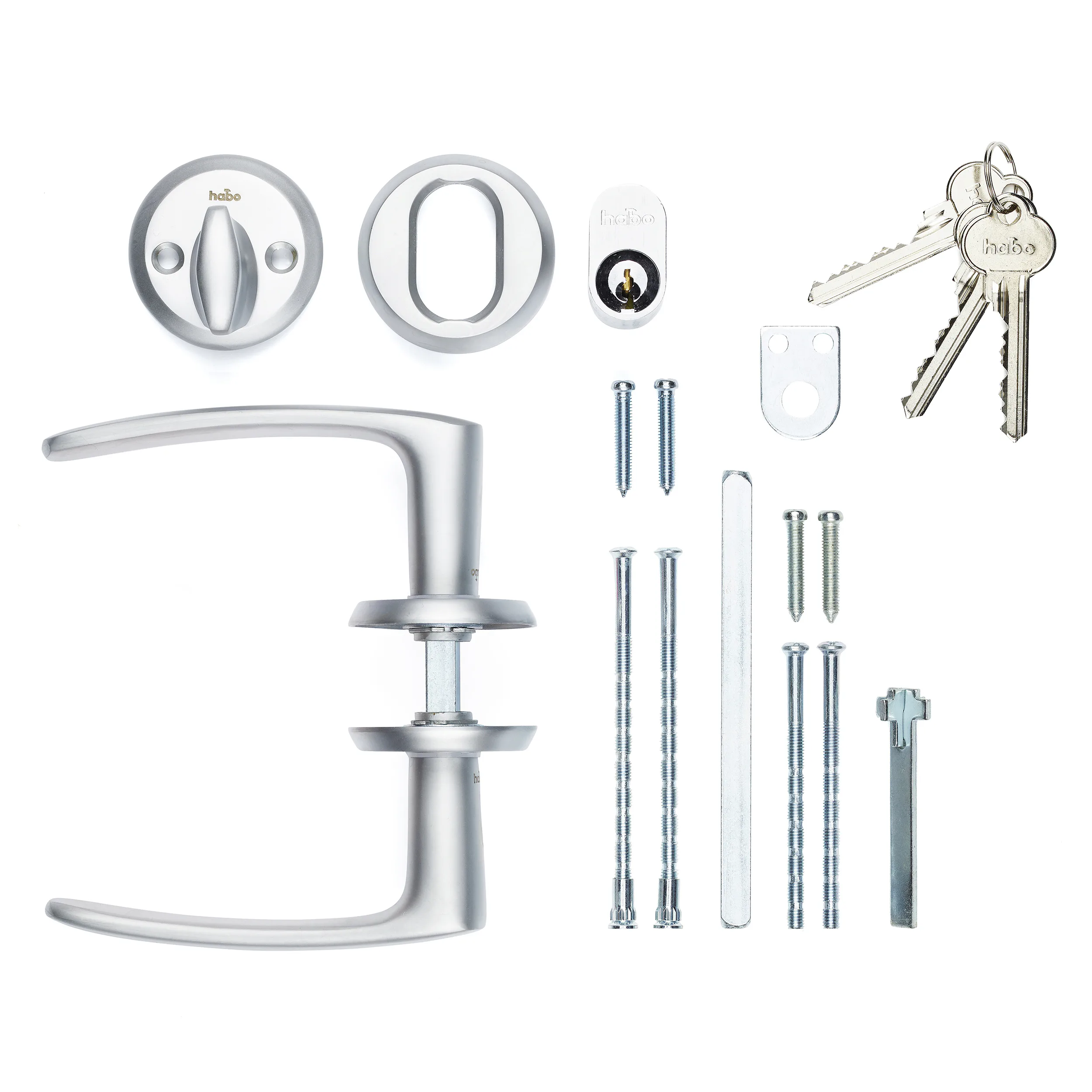 Beslagspaket Habo Utan Låskista