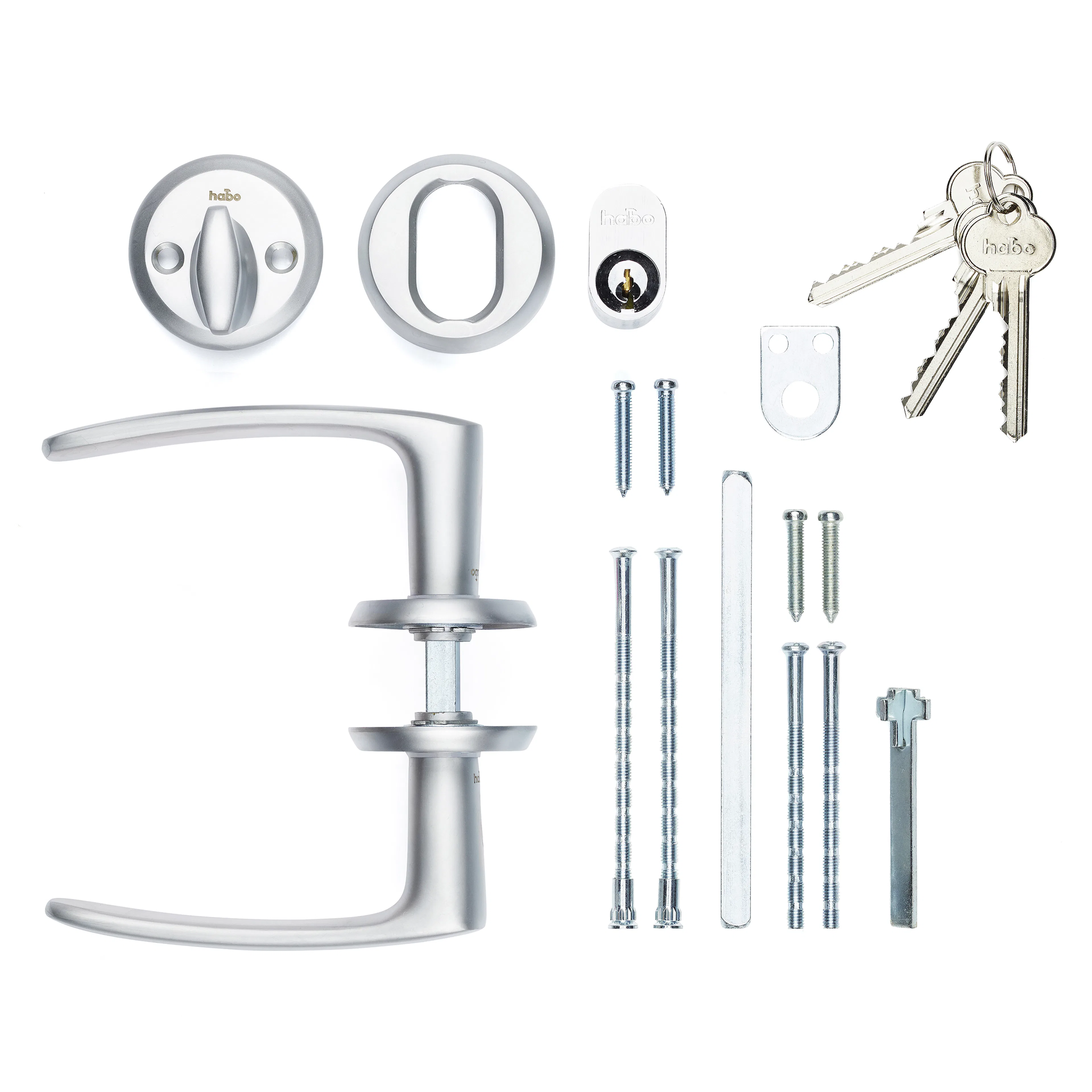 Beslagspaket Habo Utan Låskista