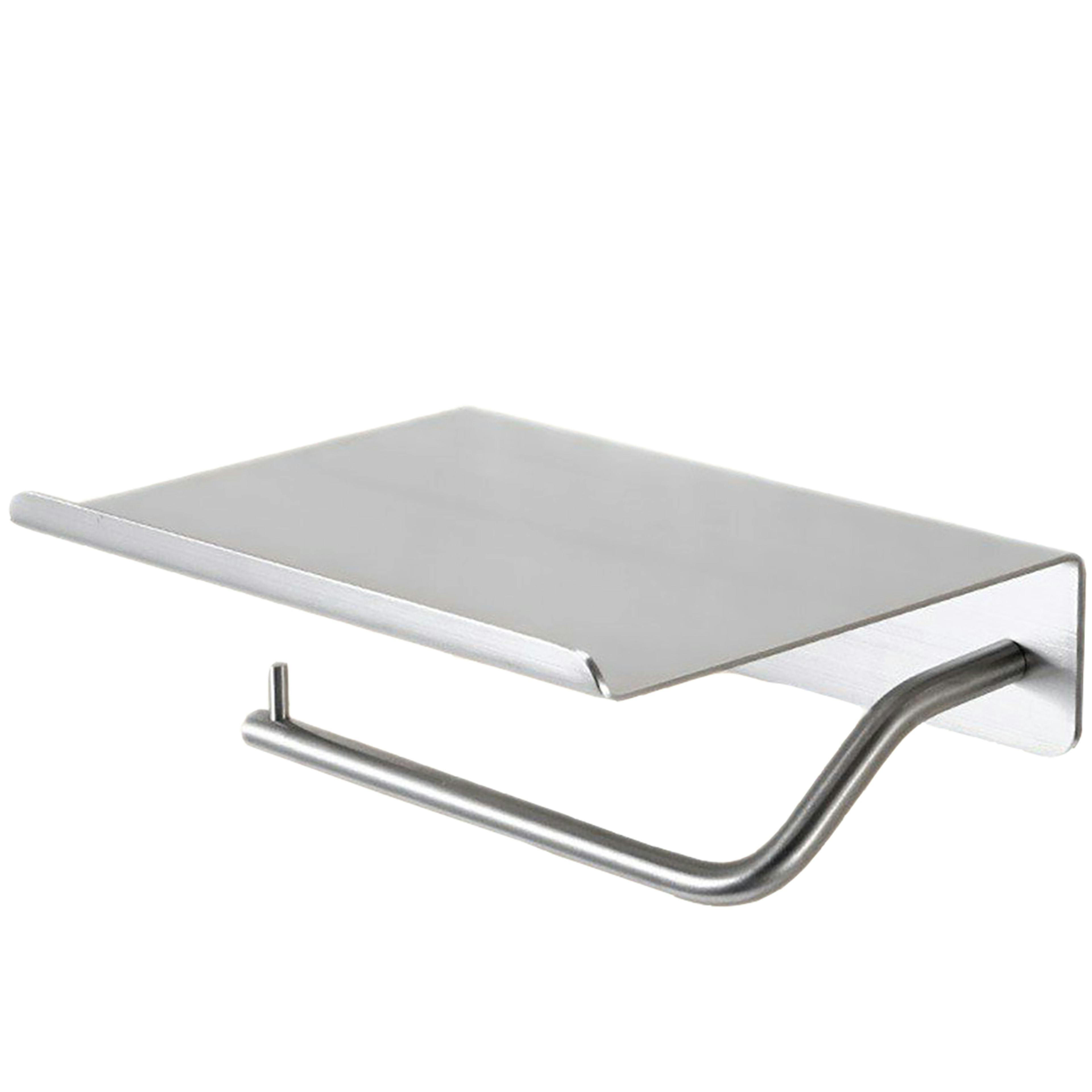 Toalettpappershållare Strand Stainless Billdal med hylla BI-416