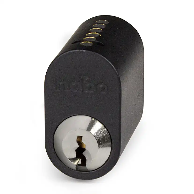 Cylinder Habo 6-stift Svart