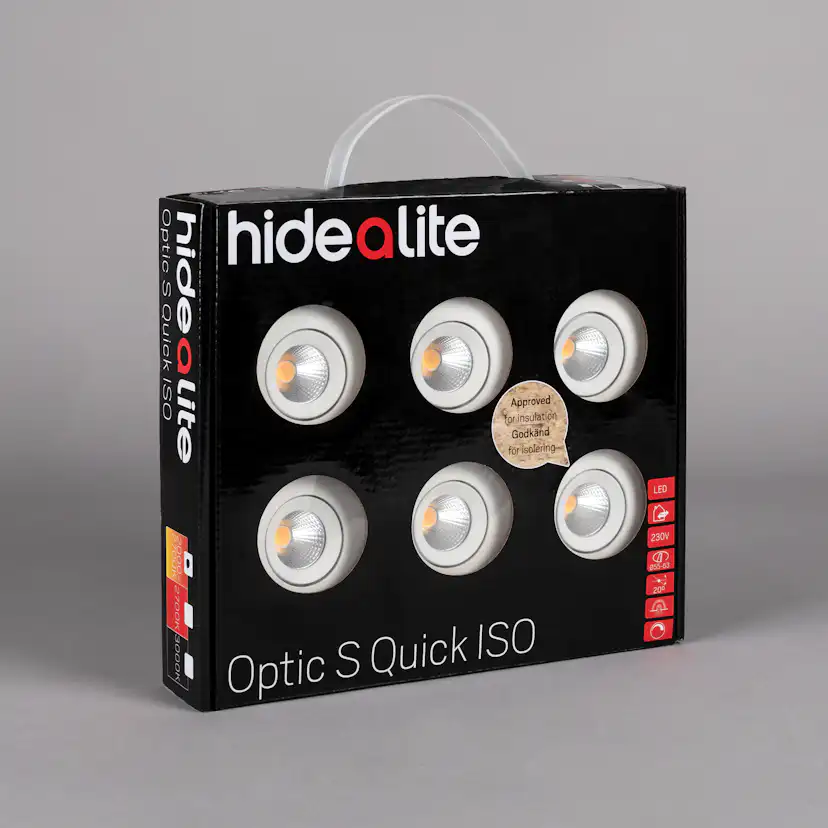 LED-downlight Hide-a-lite Optic S Quick ISO 6-pack