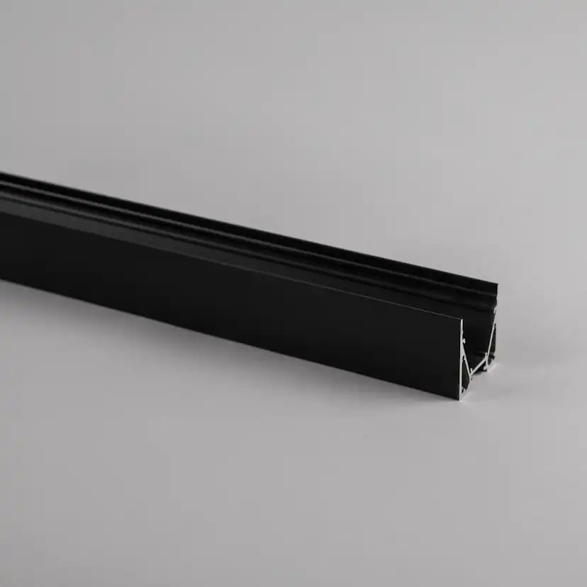 Profil Hide-a-lite Maxi U Svart 2 m