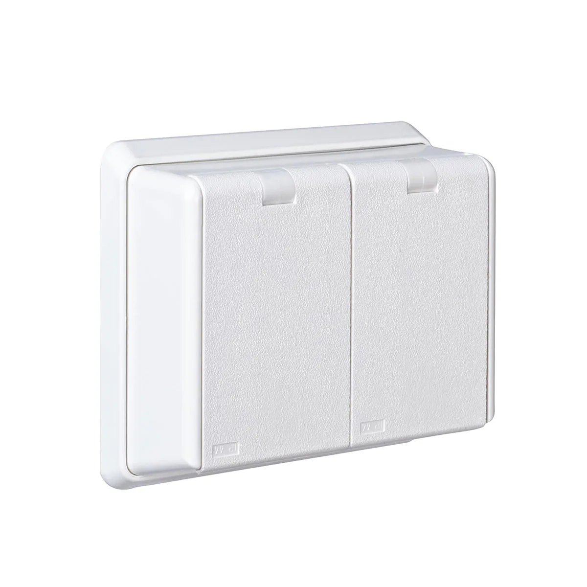 Vägguttag Elko 2-Vägs IP44 RS Renvit