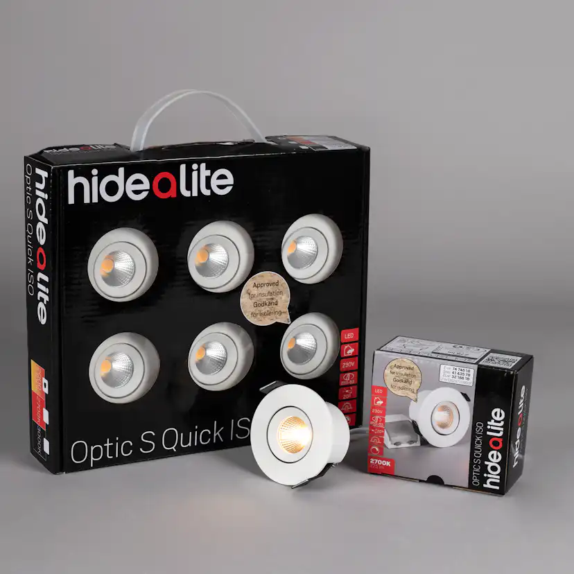 LED-downlight Hide-a-lite Optic S Quick ISO 6-pack