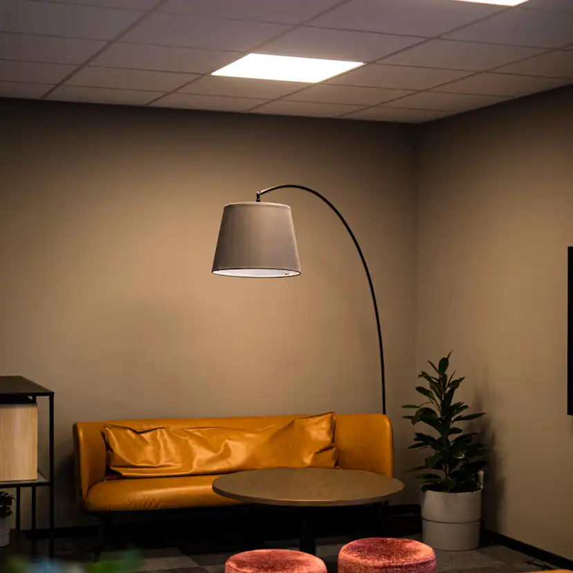 LED-Panel Hide-a-lite Sky OP 830/840 DIM, Vit Aluminium