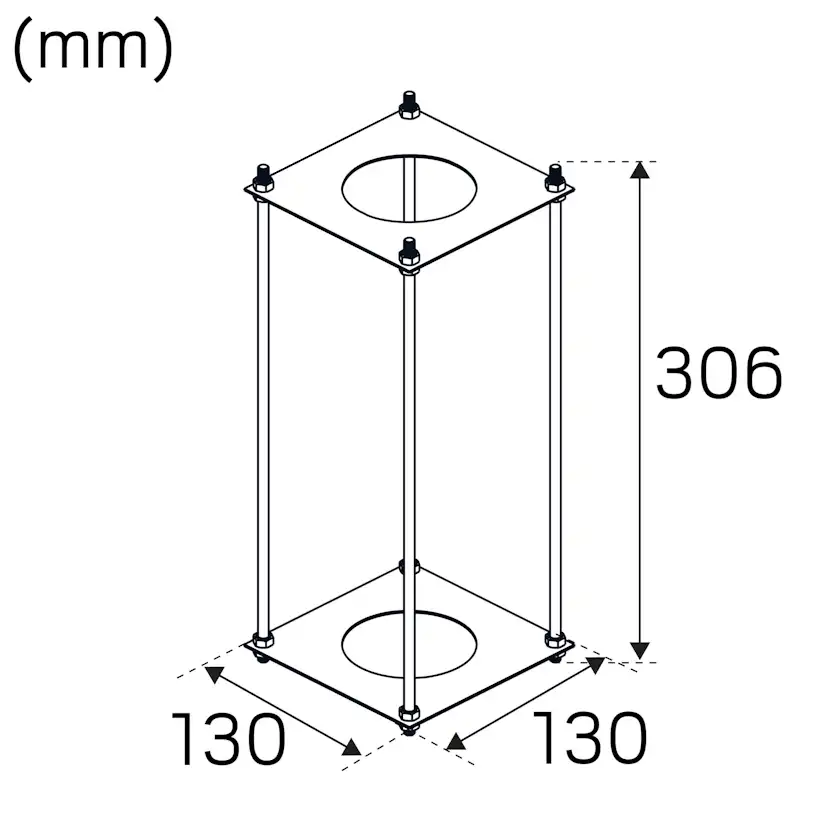 Pollare Hide-a-lite Cone Pillar Socket Antracit 3000K
