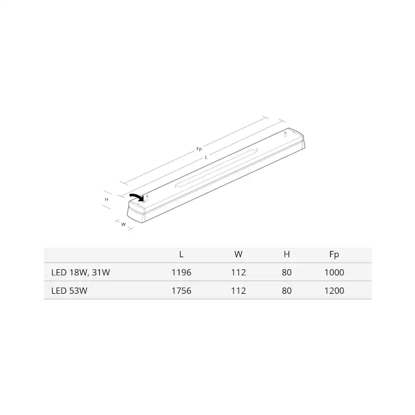 Interiörarmatur SG ARMATUREN Facet Ii 31W 4250Lm 3000K Dali Dir/Ind