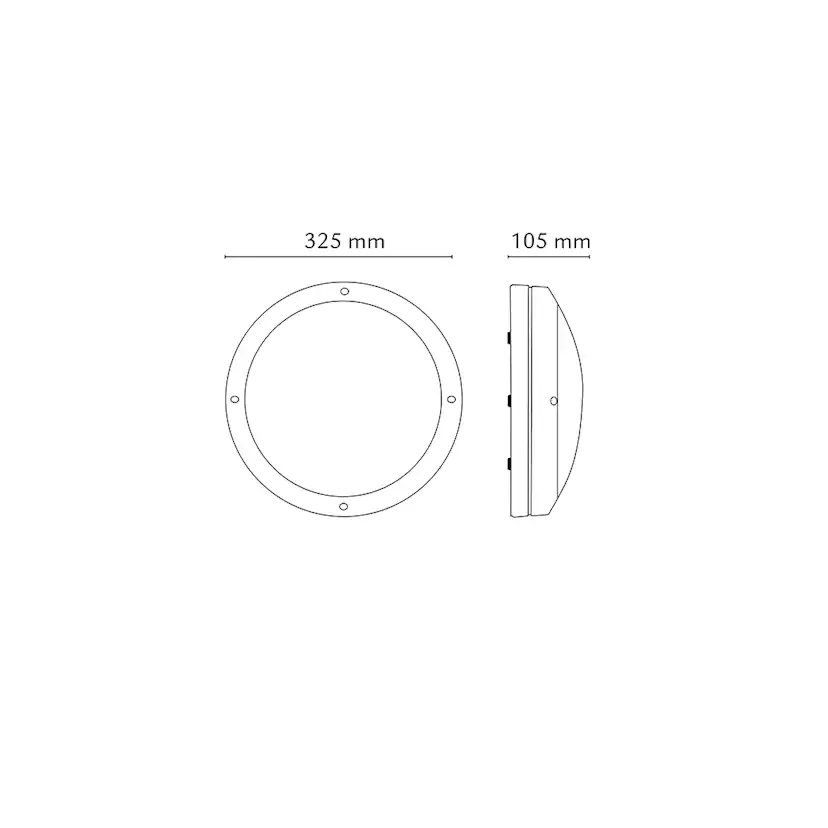 Fasadarmatur SG ARMATUREN Canto 14W IP44 LED