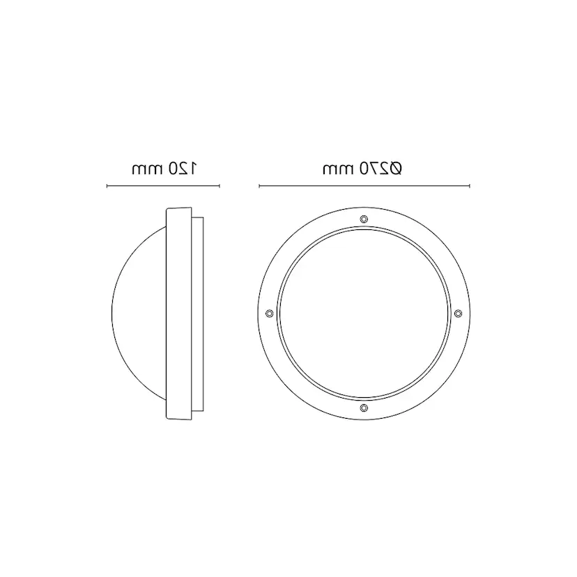 Fasadarmatur SG ARMATUREN Primo Skymningsrelä 11,5W IP65 LED