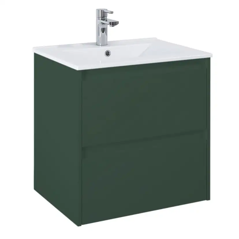 Tvättställsskåp Alterna Luxor med Porslin Tvättställ