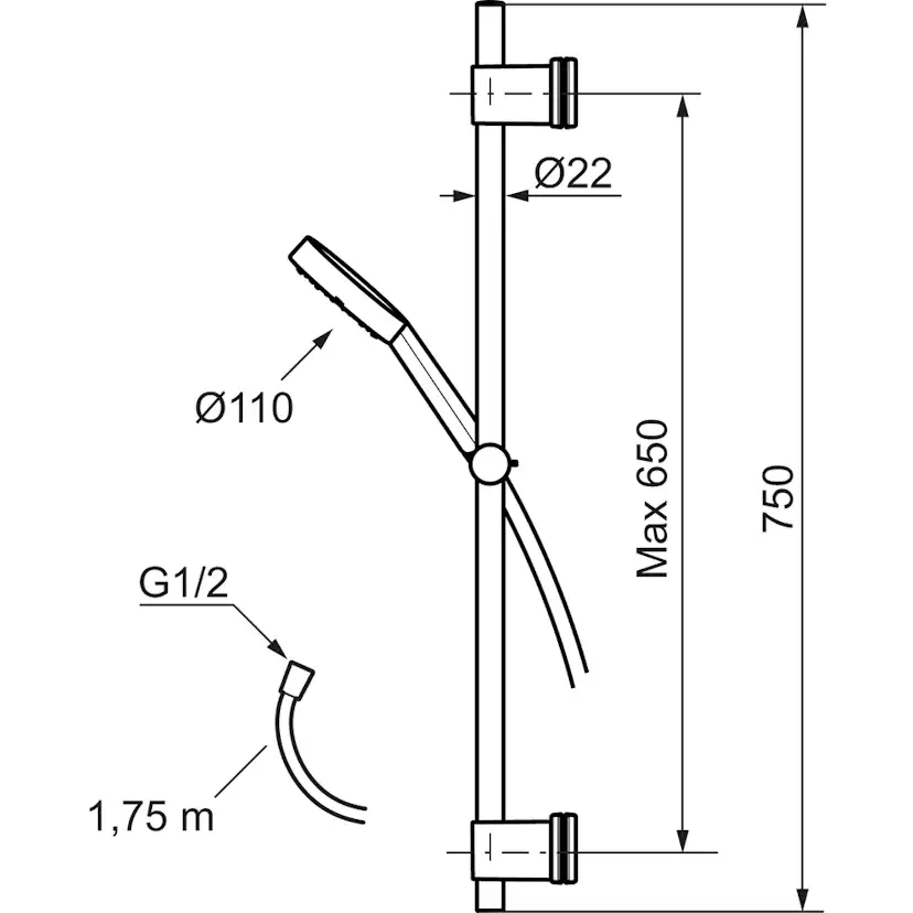 Duschset Mora MMIX II Modell Vaska 40 cc