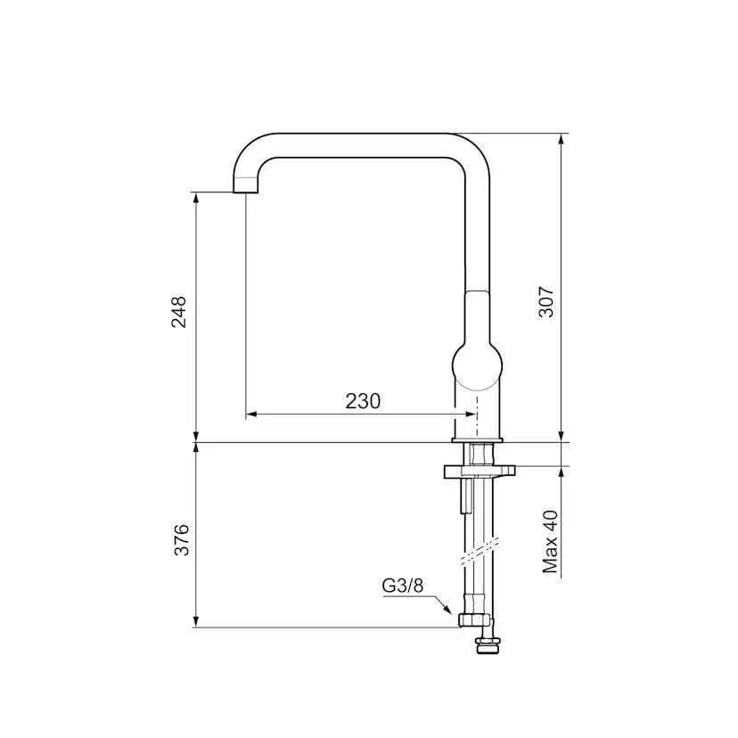 Köksblandare Mora LYNX Sharp