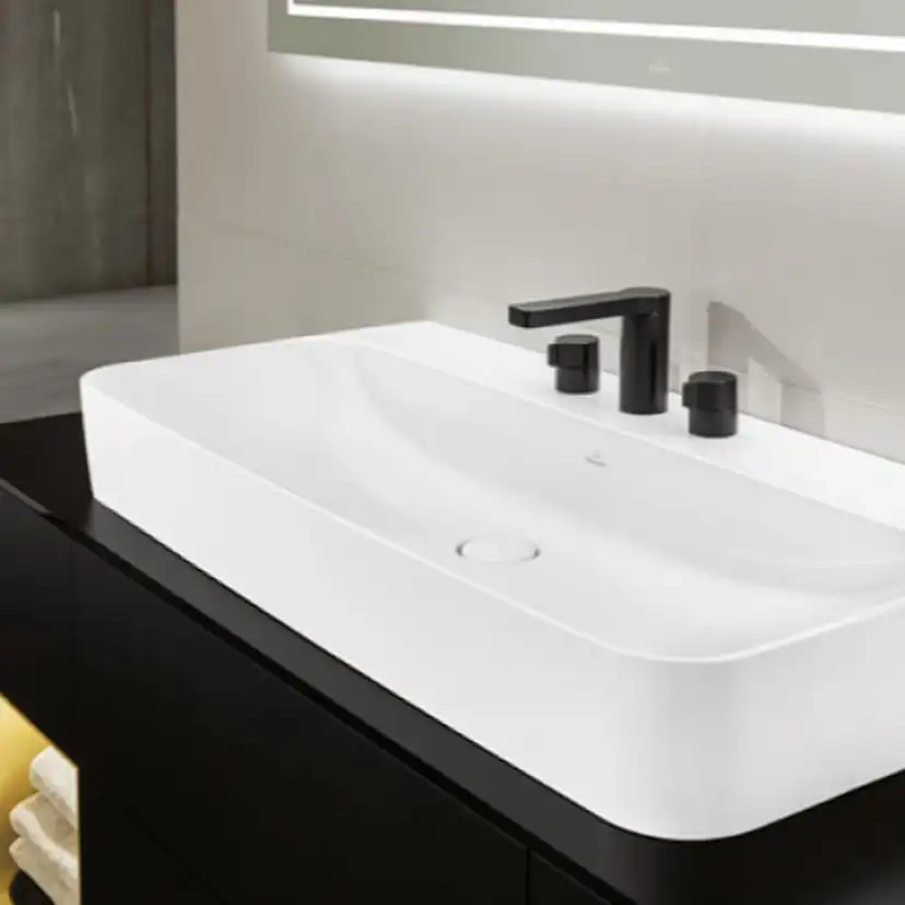 Tvättställsskåp Villeroy & Boch Finion med 3 Lådor Hylla och Bänkskiva för Fristående Tvättställ från Artis & Collaro