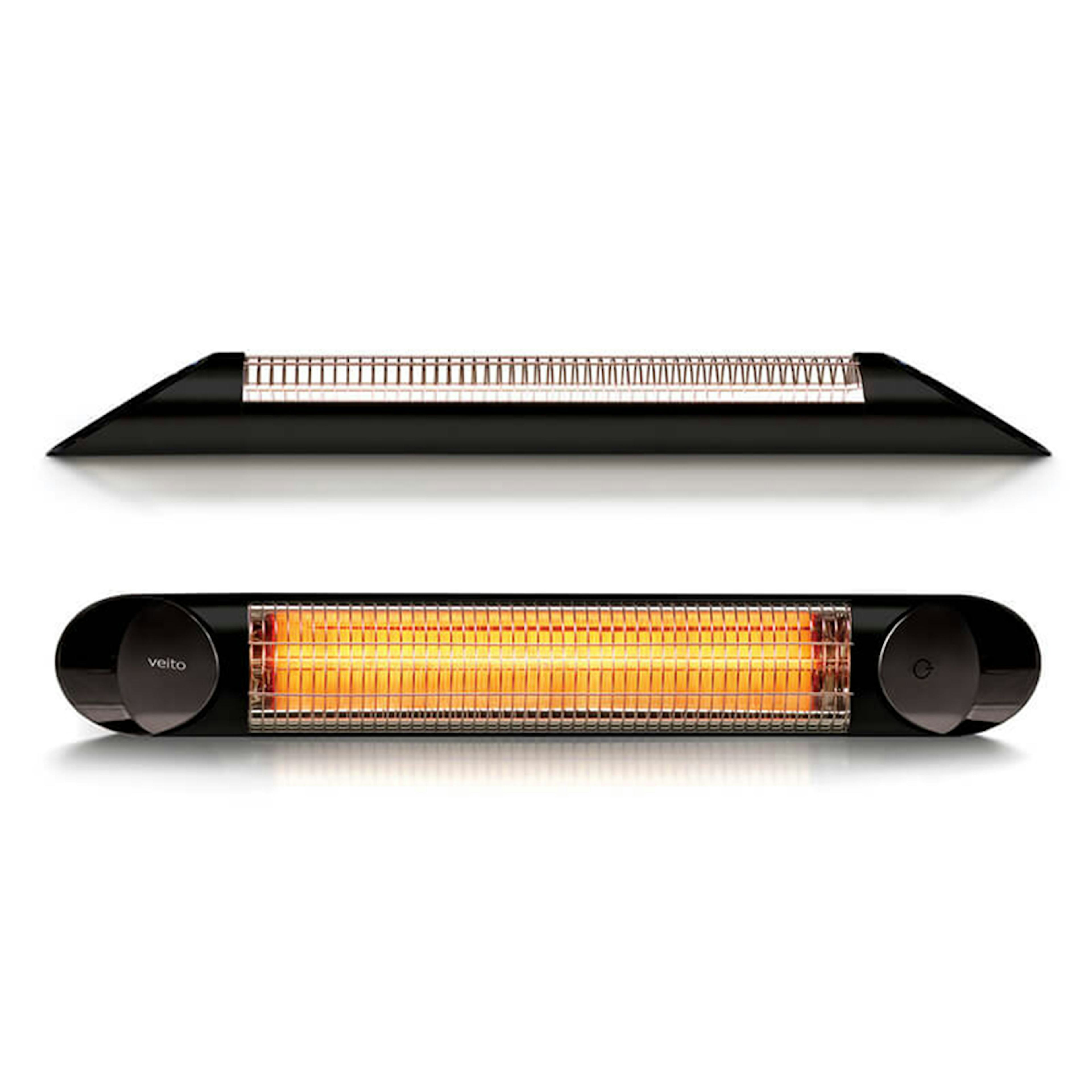 Infravärmare Veito Blade S 2500 Fjärrkontrollstyrd med Effektreglering, IP55-Klassning