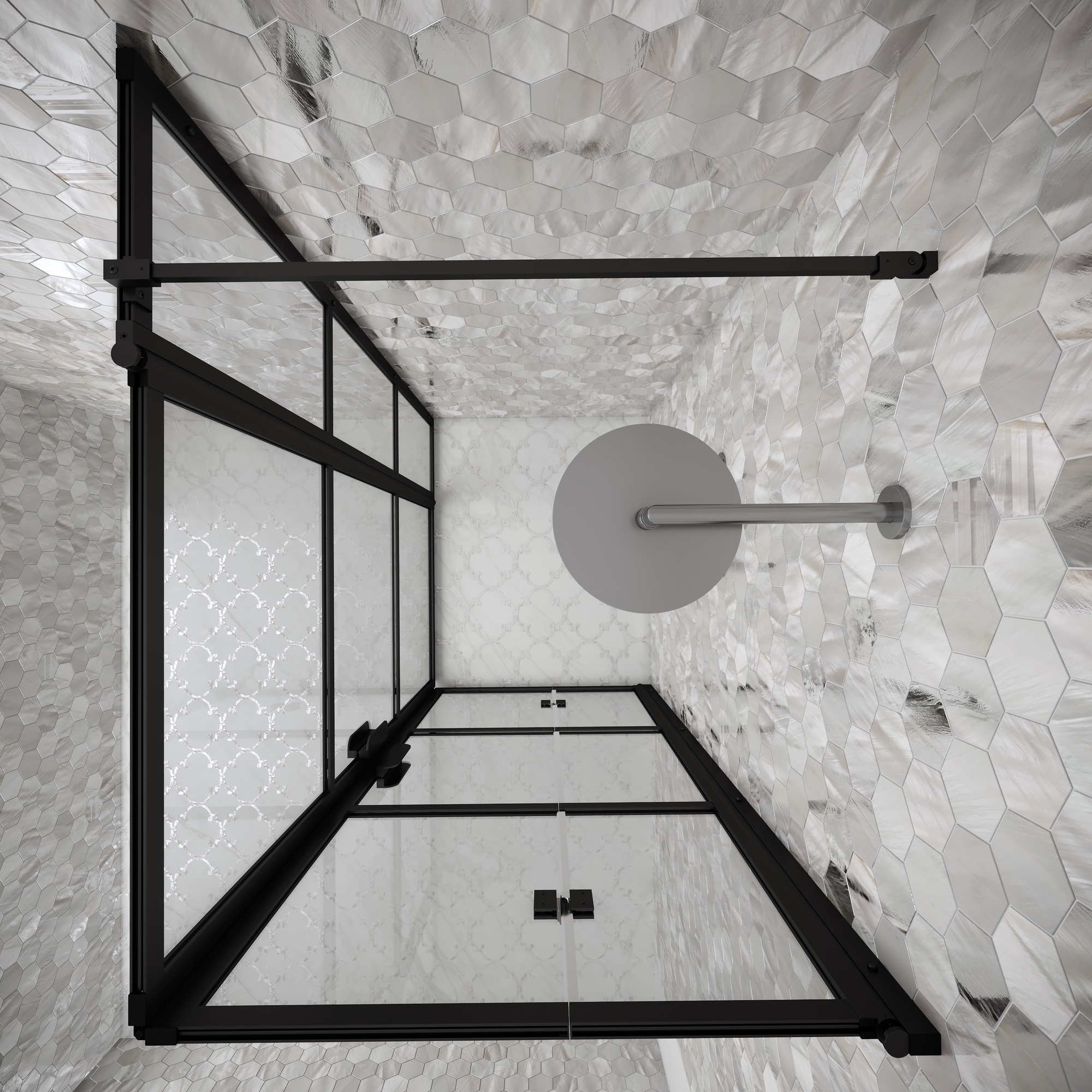 Sidostag Hietakari till Fast Duschvägg Bläk