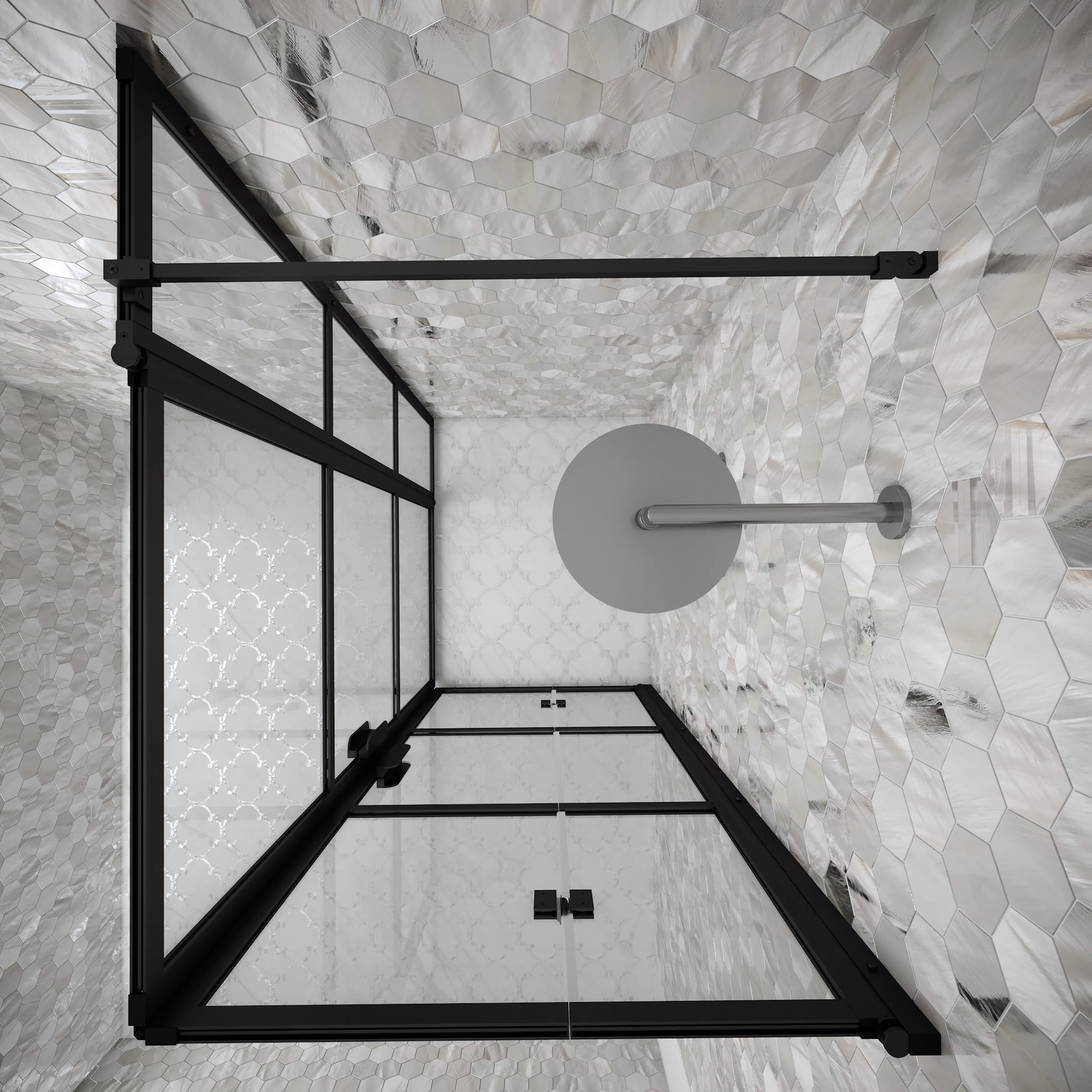 Sidostag Hietakari till Fast Duschvägg Bläk