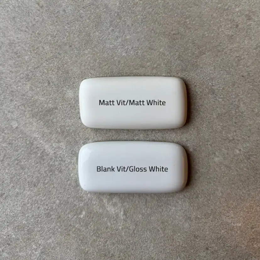 Dubbelhandfat Tvättställ Miller Badrum Bloc Porslin Vit