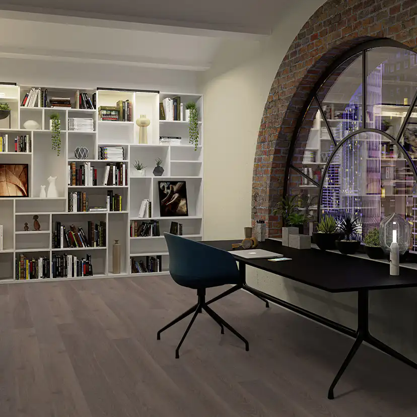 Parkettgolv Boen Ek India Grey Live Pure Ultra Matt lack 1-Stav